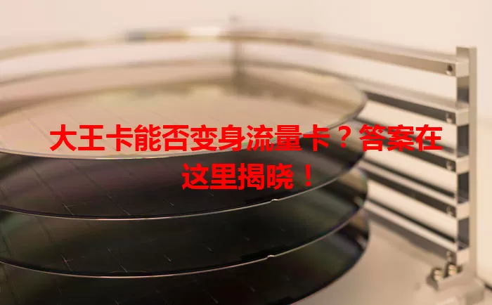 大王卡能否变身流量卡？答案在这里揭晓！