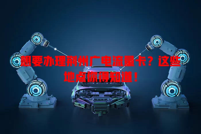 想要办理荆州广电流量卡？这些地点你得知道！