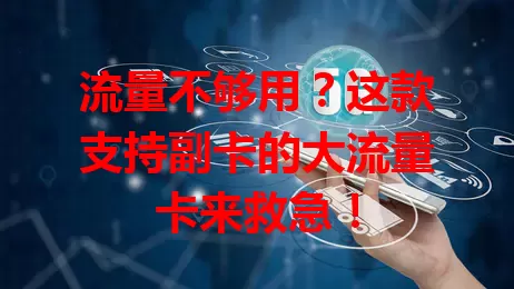 流量不够用？这款支持副卡的大流量卡来救急！