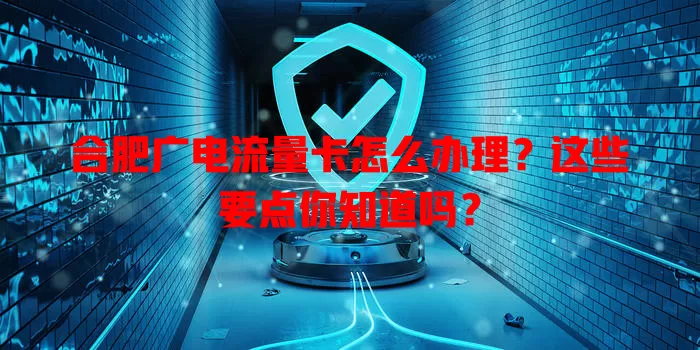 合肥广电流量卡怎么办理？这些要点你知道吗？