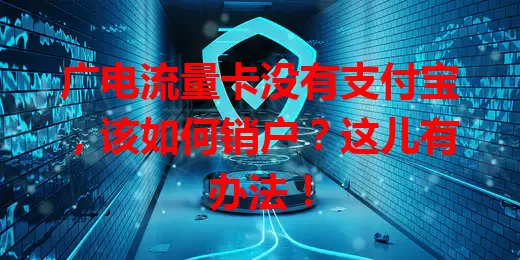 广电流量卡没有支付宝，该如何销户？这儿有办法！
