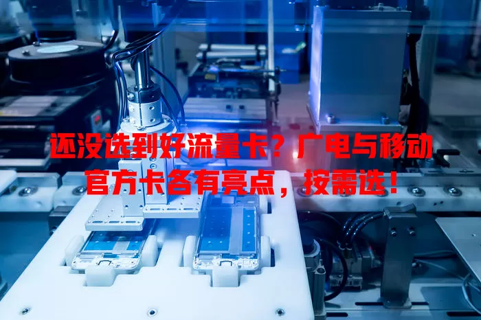 还没选到好流量卡？广电与移动官方卡各有亮点，按需选！
