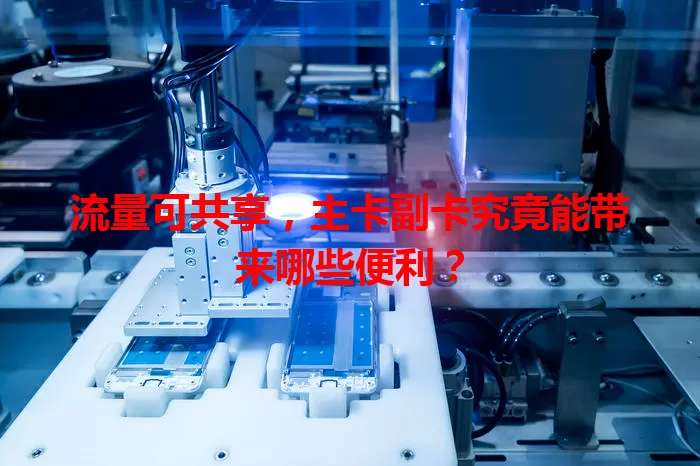 流量可共享，主卡副卡究竟能带来哪些便利？