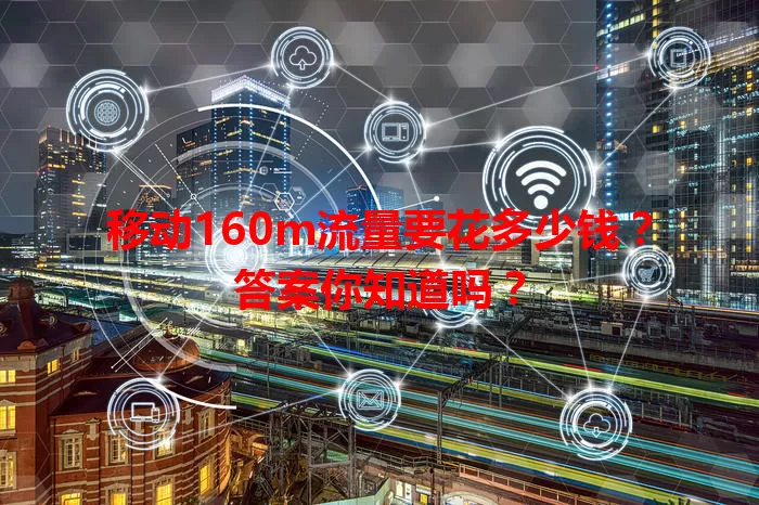 移动160m流量要花多少钱？答案你知道吗？