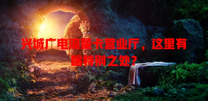 兴城广电流量卡营业厅，这里有啥特别之处？