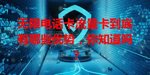 无限电话卡流量卡到底有哪些优势，你知道吗？