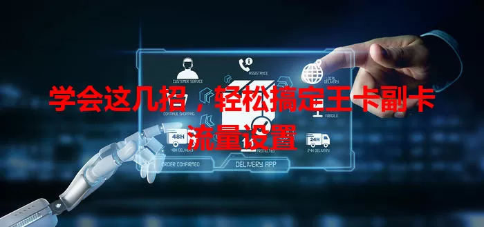 学会这几招，轻松搞定王卡副卡流量设置