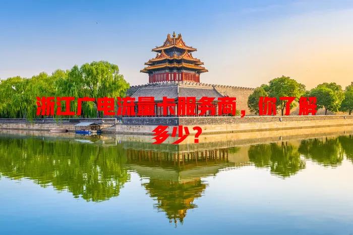 浙江广电流量卡服务商，你了解多少？