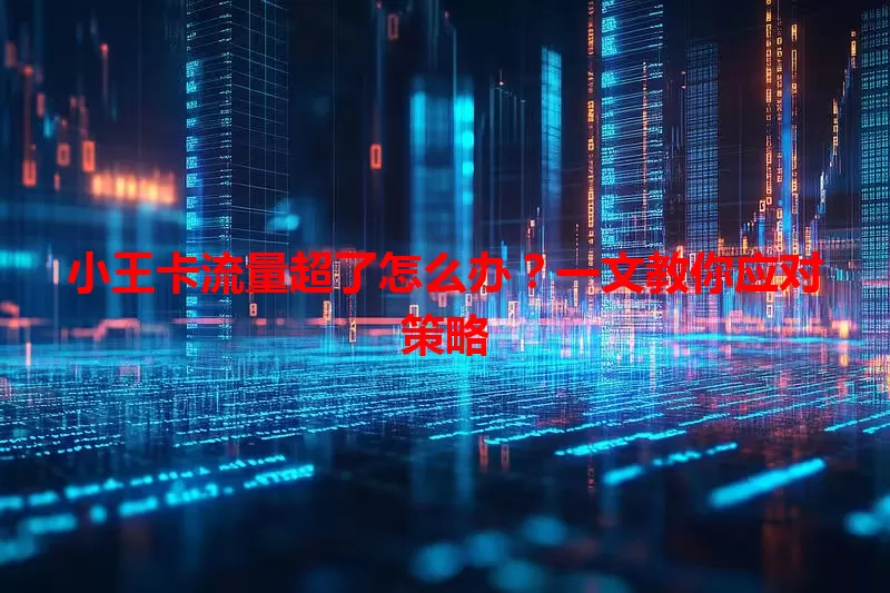 小王卡流量超了怎么办？一文教你应对策略