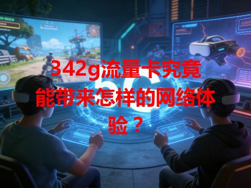 342g流量卡究竟能带来怎样的网络体验？