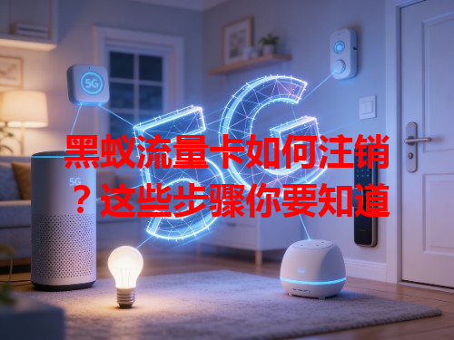 黑蚁流量卡如何注销？这些步骤你要知道