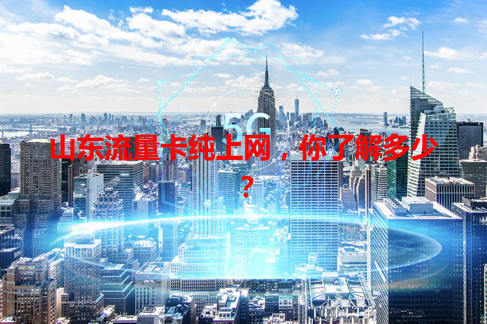 山东流量卡纯上网，你了解多少？