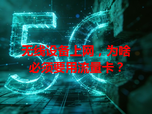 无线设备上网，为啥必须要用流量卡？