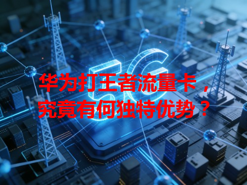 华为打王者流量卡，究竟有何独特优势？