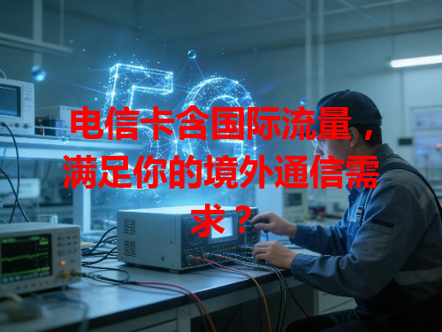 电信卡含国际流量，满足你的境外通信需求？