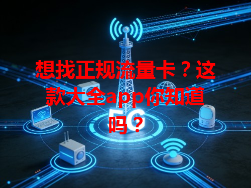 想找正规流量卡？这款大全app你知道吗？