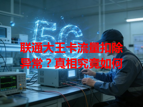 联通大王卡流量扣除异常？真相究竟如何