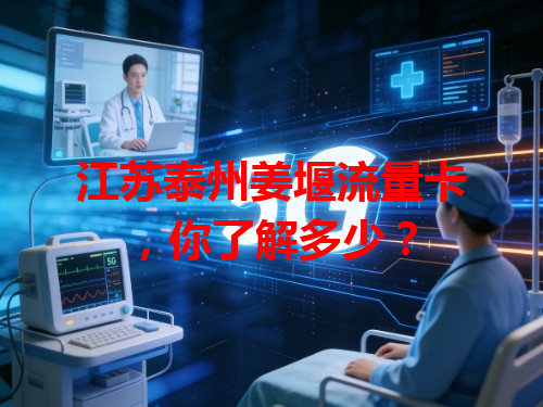 江苏泰州姜堰流量卡，你了解多少？