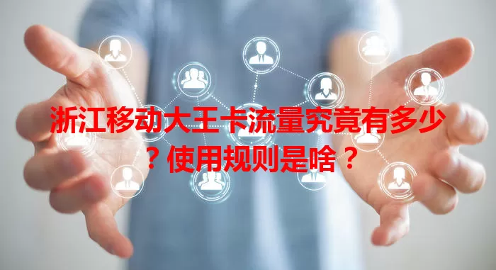 浙江移动大王卡流量究竟有多少？使用规则是啥？