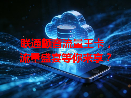 联通颤音流量王卡，流量盛宴等你来享？
