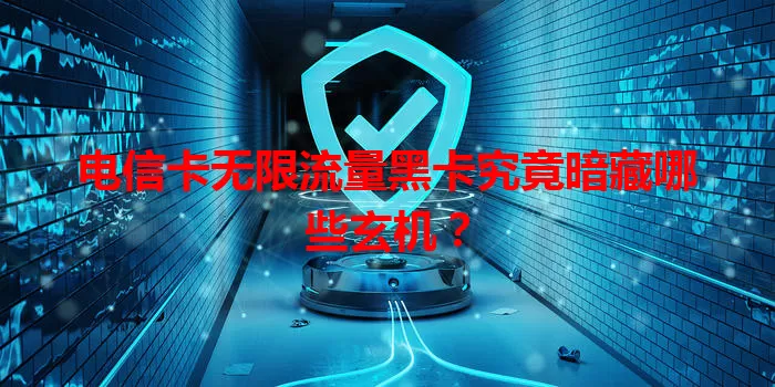 电信卡无限流量黑卡究竟暗藏哪些玄机？