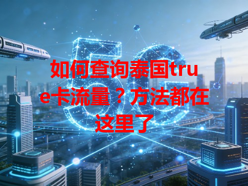 如何查询泰国true卡流量？方法都在这里了