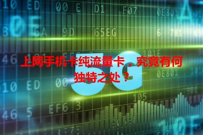 上网手机卡纯流量卡，究竟有何独特之处？