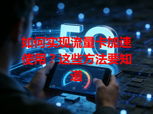 如何实现流量卡加速使用？这些方法要知道