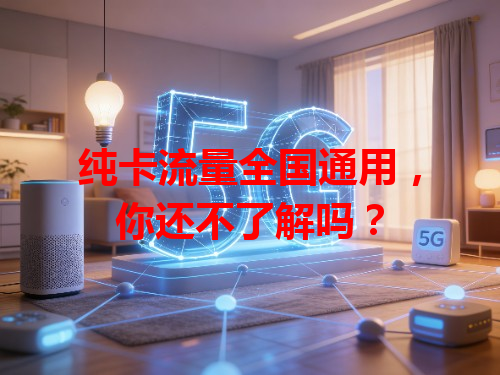 纯卡流量全国通用，你还不了解吗？