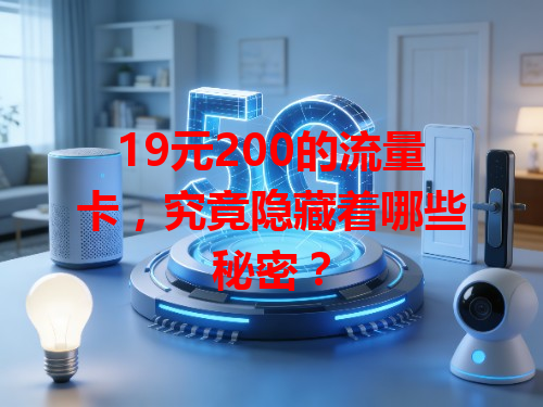 19元200的流量卡，究竟隐藏着哪些秘密？