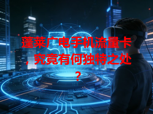 蓬莱广电手机流量卡，究竟有何独特之处？