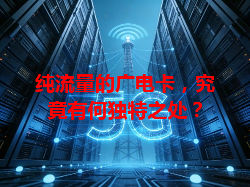 纯流量的广电卡，究竟有何独特之处？