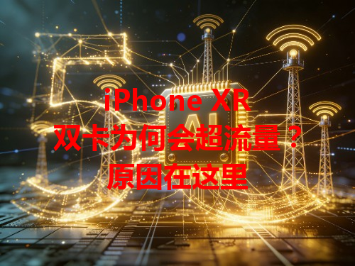 iPhone XR双卡为何会超流量？原因在这里