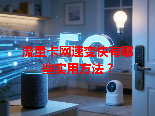 流量卡网速变快有哪些实用方法？