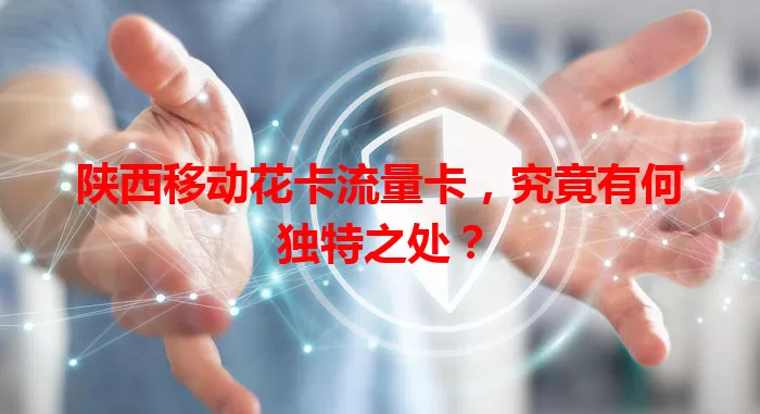陕西移动花卡流量卡，究竟有何独特之处？