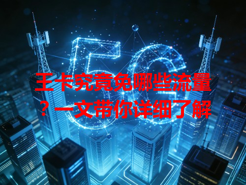 王卡究竟免哪些流量？一文带你详细了解