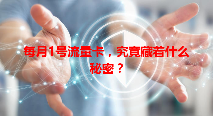 每月1号流量卡，究竟藏着什么秘密？