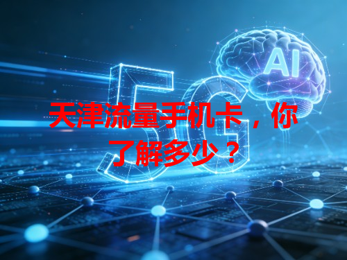天津流量手机卡，你了解多少？
