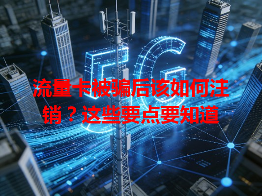 流量卡被骗后该如何注销？这些要点要知道