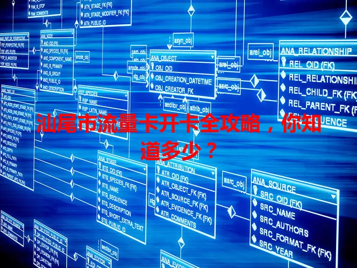 汕尾市流量卡开卡全攻略，你知道多少？