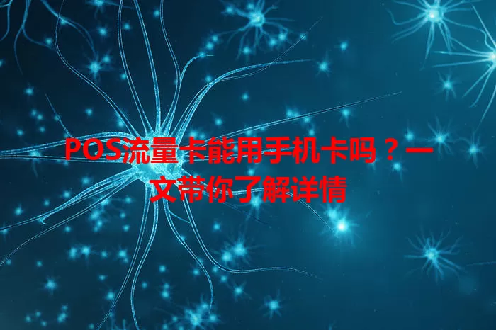 POS流量卡能用手机卡吗？一文带你了解详情