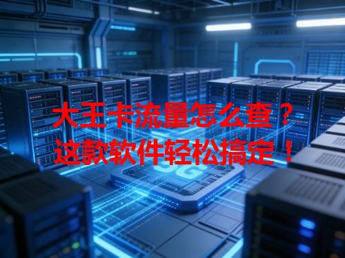 大王卡流量怎么查？这款软件轻松搞定！
