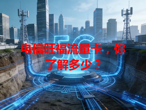 电信旺福流量卡，你了解多少？