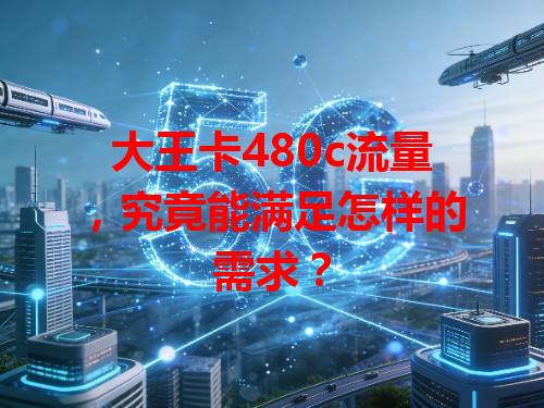 大王卡480c流量，究竟能满足怎样的需求？