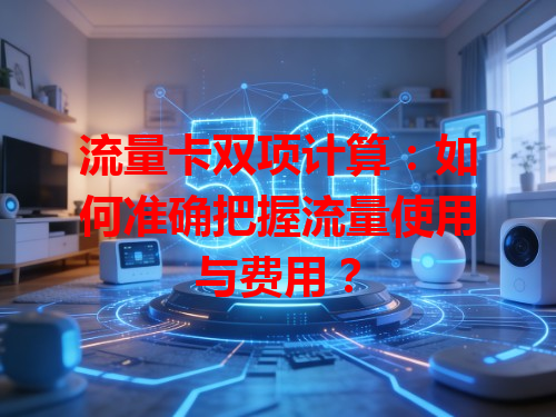 流量卡双项计算：如何准确把握流量使用与费用？
