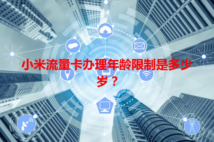 小米流量卡办理年龄限制是多少岁？