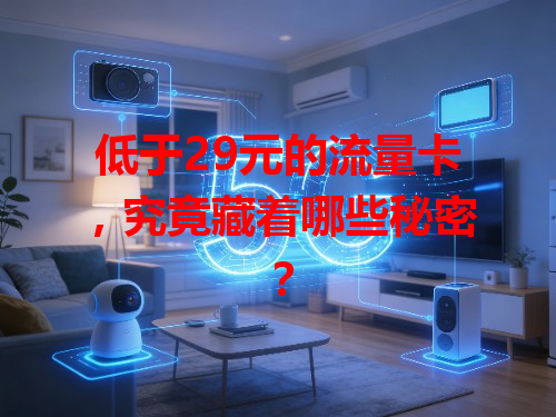 低于29元的流量卡，究竟藏着哪些秘密？