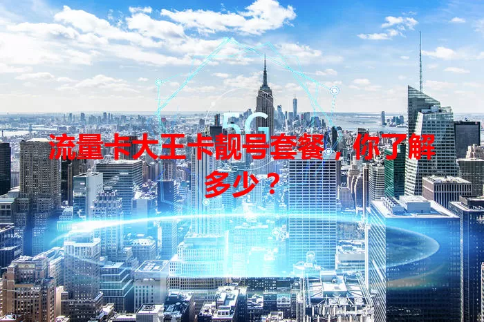 流量卡大王卡靓号套餐，你了解多少？