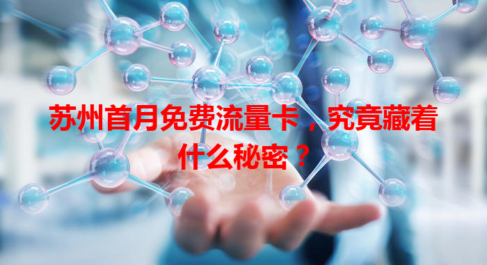 苏州首月免费流量卡，究竟藏着什么秘密？
