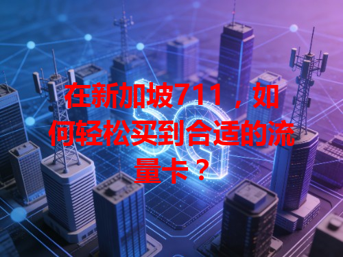 在新加坡711，如何轻松买到合适的流量卡？